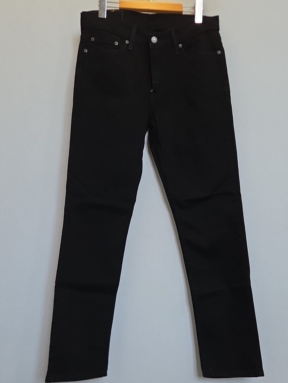 Levi's 511 Men's Black Slim Straight Jeans 30 Waist